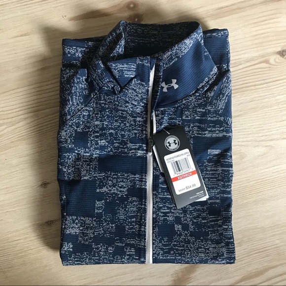 Under Armour Steel and Navy Pullover - NWT - Picture 1 of 8